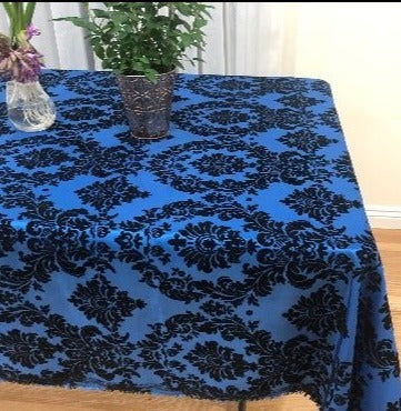 Rectangle Damask Taffeta Tablecloth - New Star Fabrics