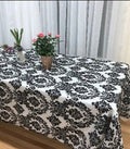 Rectangle Damask Taffeta Tablecloth - New Star Fabrics